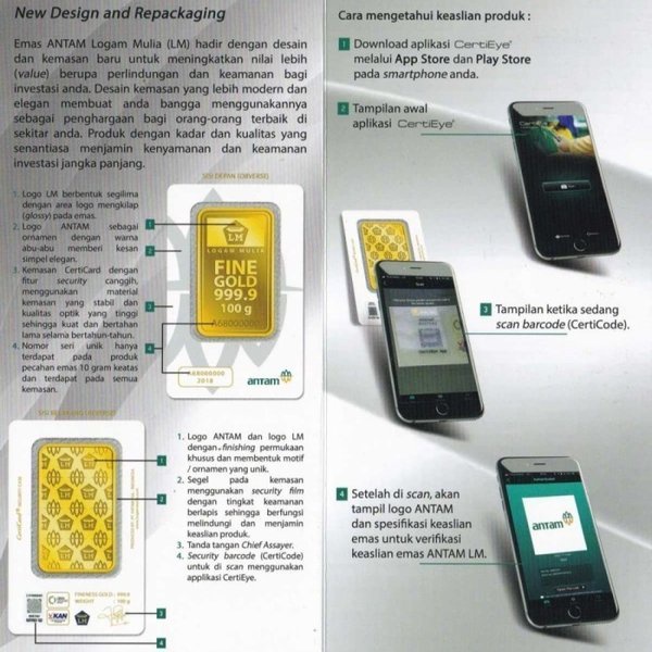 EMAS ANTAM 5 GRAM/LOGAM MULIA 5 GRAM/ANTAM 5 GRAM/LM ANTAM 5 GRAM