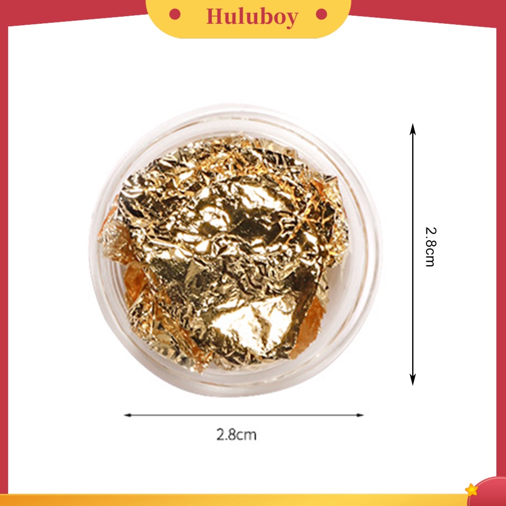 {In Stock} 12Pcs/Set Foil Kuku Ultra Tipis Mudah Ditempelkan Foil Kuku Emas Ringan Sequin Flakes Untuk Manicure