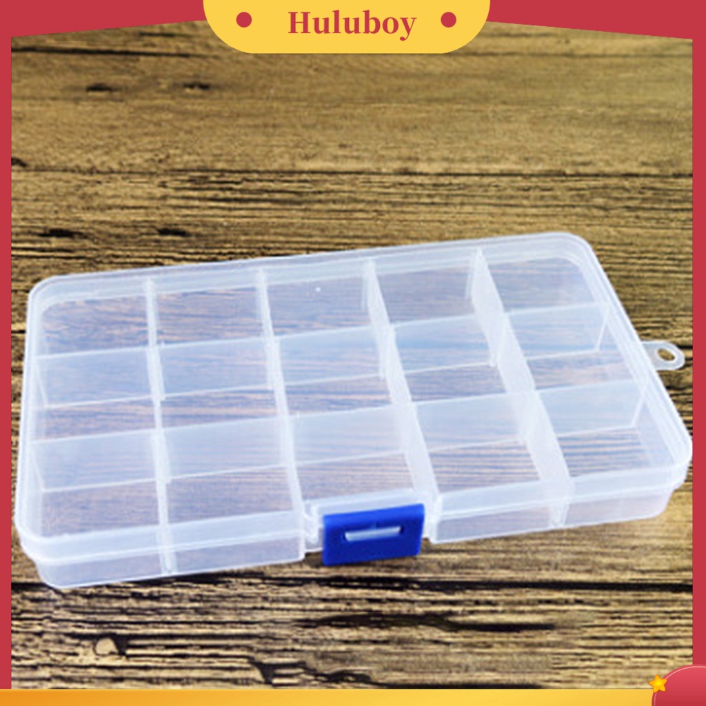 {In Stock} Wadah Penyimpanan Case Tips Nail Art Bahan Plastik Tahan Lama Transparan Untuk Anting