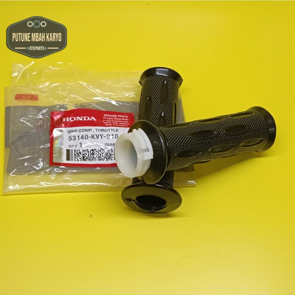 Handgrip Handfat Karet Stang Hand Grip Assy Motor BeAT Karbu Scoopy Spacy Karbu KVY