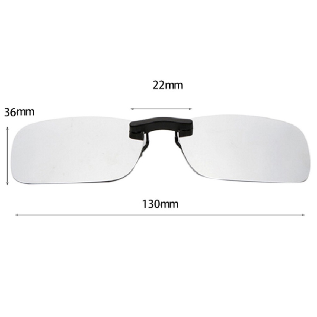 Beyen Polarized Clip On Driving Glasses Sunglasses Day Vision UV400 Lensa Night Vision ID