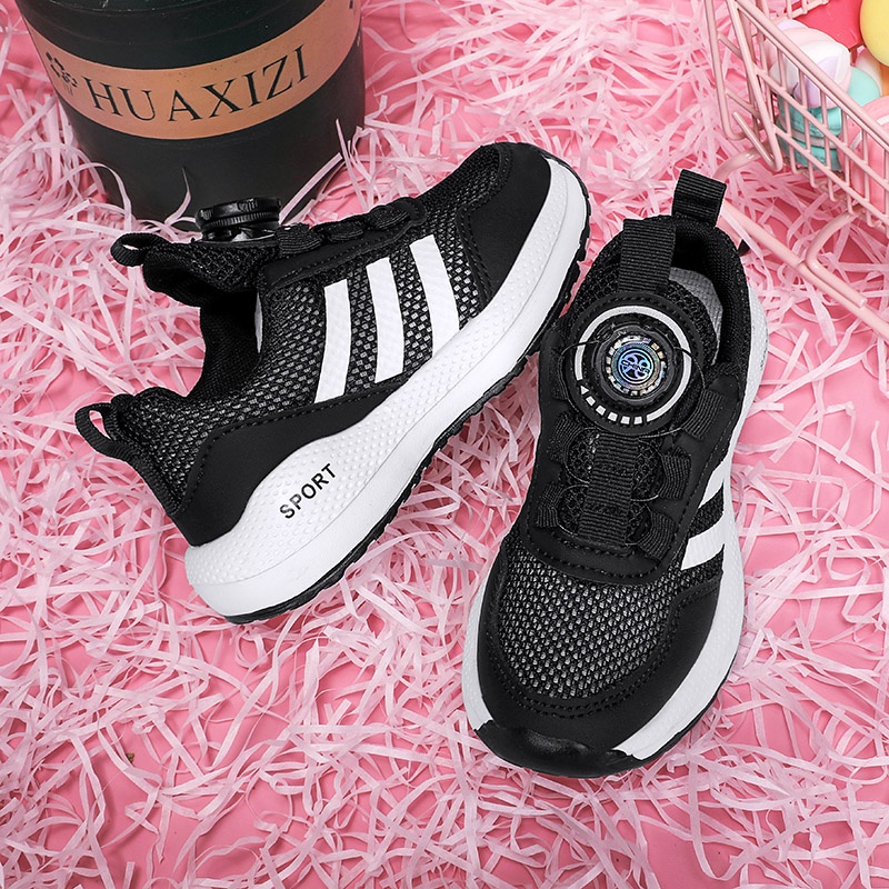 IFANS Sepatu Sneakers Anak Rotasi Sepatu Kets Sepatu Olahraga Anak Perempuan Anak Remaja Tanggung Ringan Breathable Ukuran 28 - 39