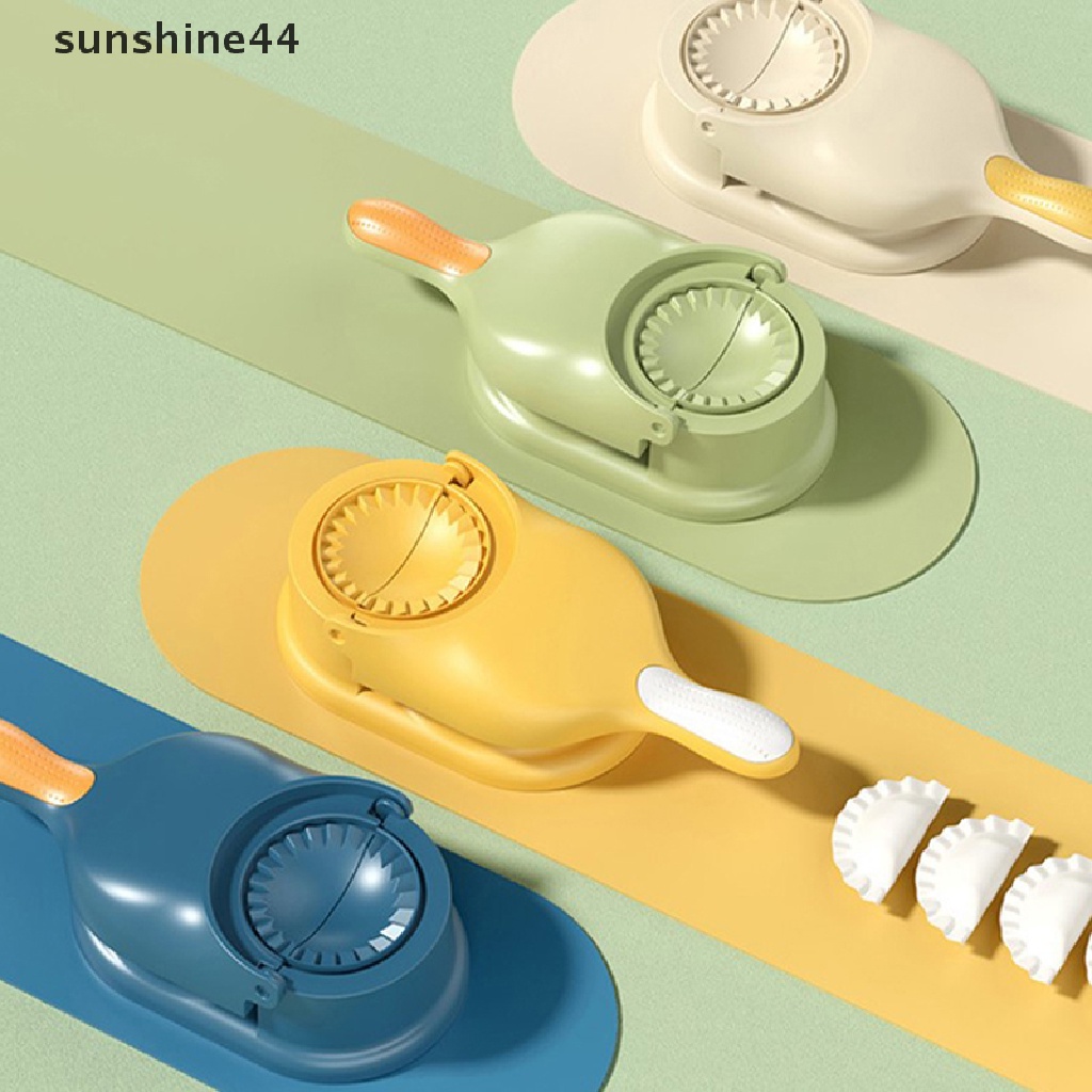 Sunshine Set Alat Penekan Adonan 2in1 Dengan Rolling Dumpling Maker Manual Press Tools ID