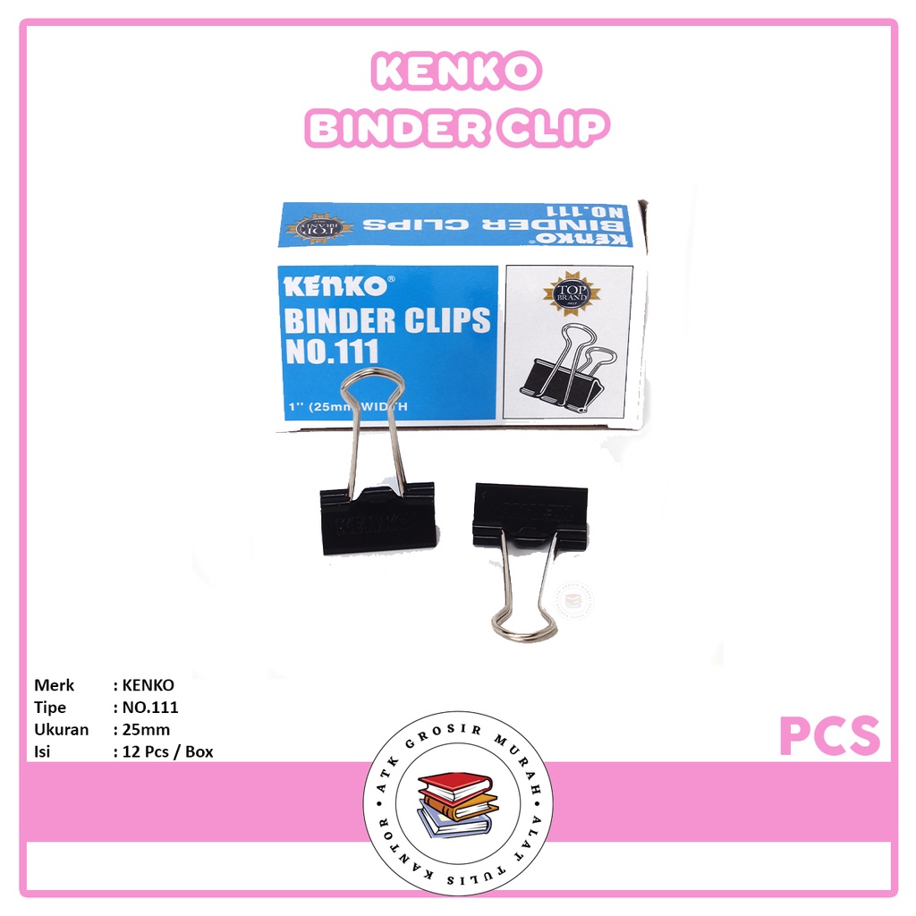

KENKO - Binder Clip NO.111 - Pack