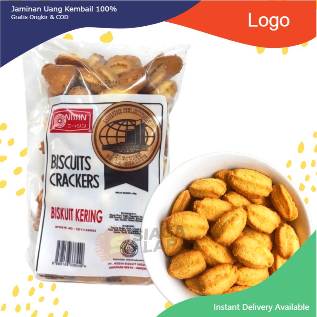 

Biskuit Kering Nissin Biscuits Crackers 300gr (ikannus_shop)