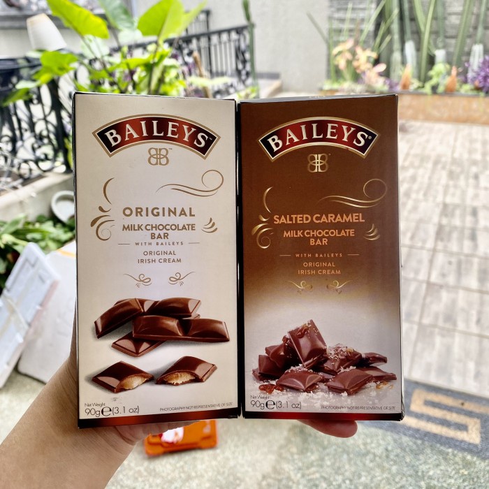 BAILEYS MILK CHOCOLATE BAR  SALTED CARAMEL - Salted caramel