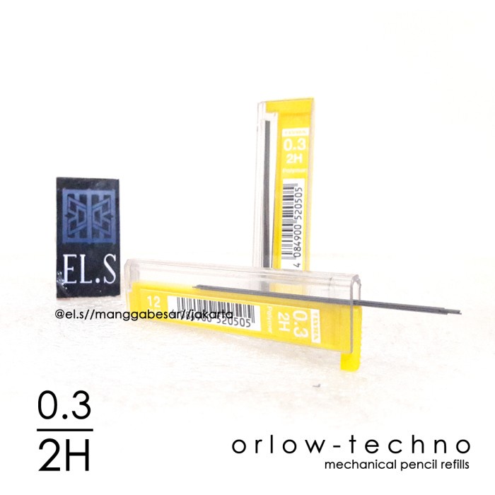 

Lyra Orlow Techno 0.3 2H (Isi Pensil Mekanik)