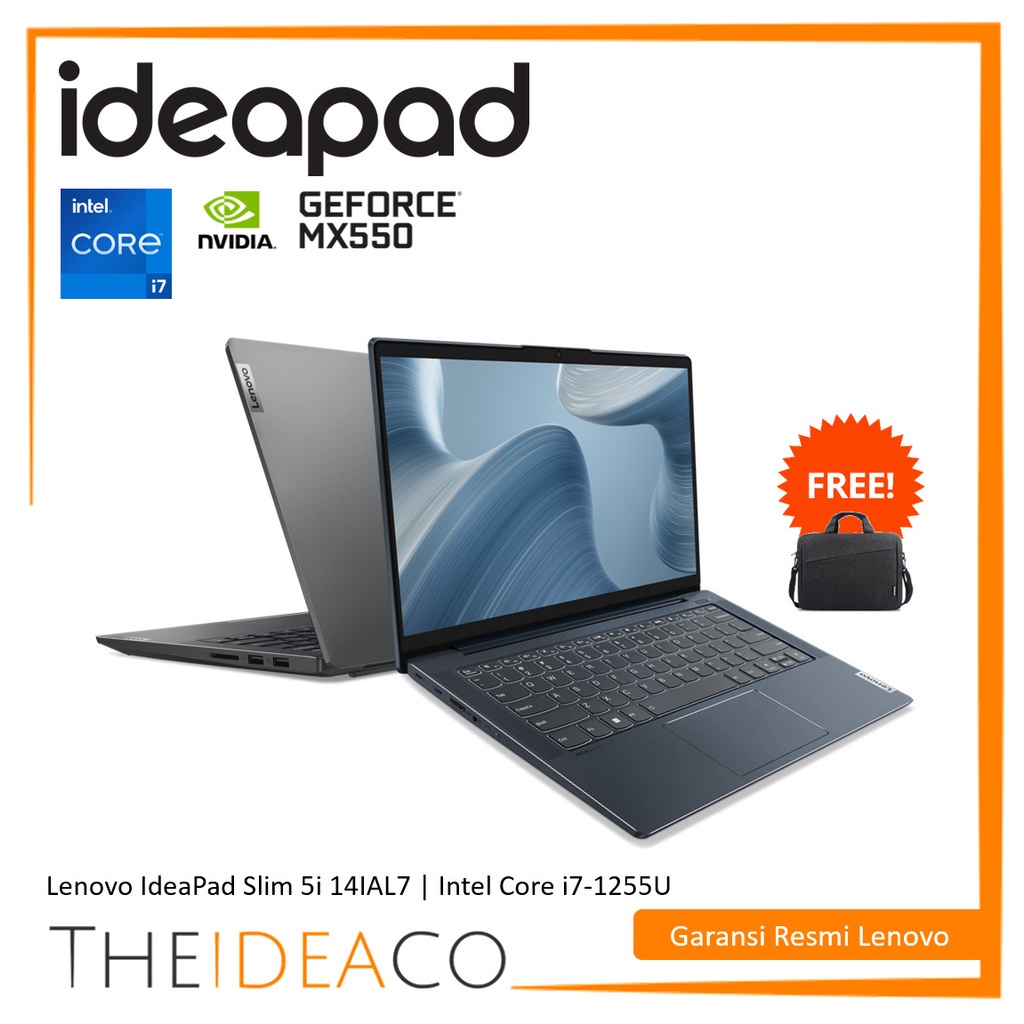 Lenovo IdeaPad Slim 5i 5WID i7-1255U Nvidia MX550 16GB 512GB SSD Win11