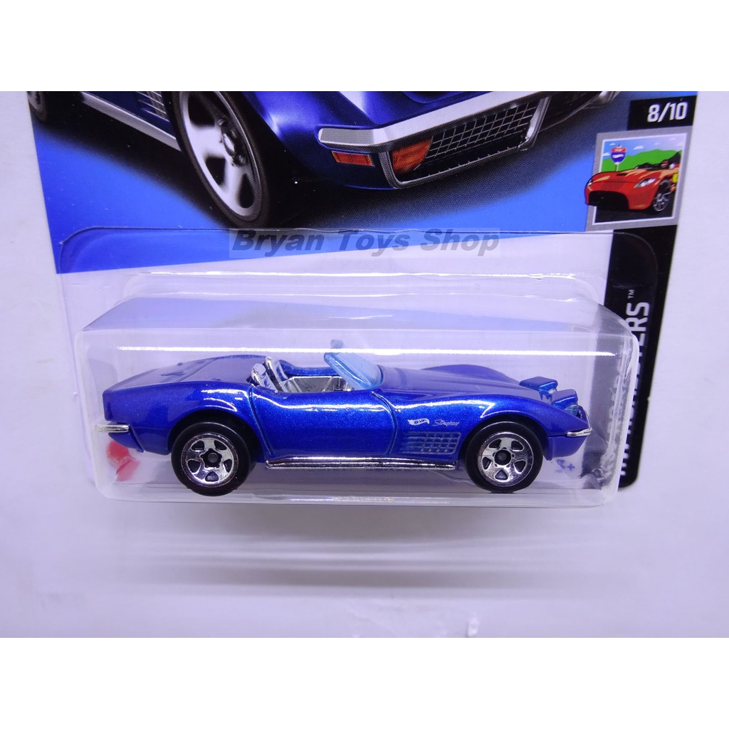 Hot Wheels 72 Stingray Convertible Biru