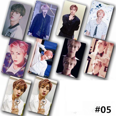 Kpop Bts JIN HD card skin card sticker Vinyl Stiker Kartu Debit /ATM/ beep skin LY