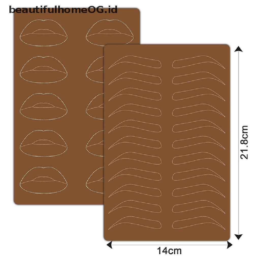 // Lebaran// Tato Alis Kulit Silicone Practice Skin Tattoo Practi **