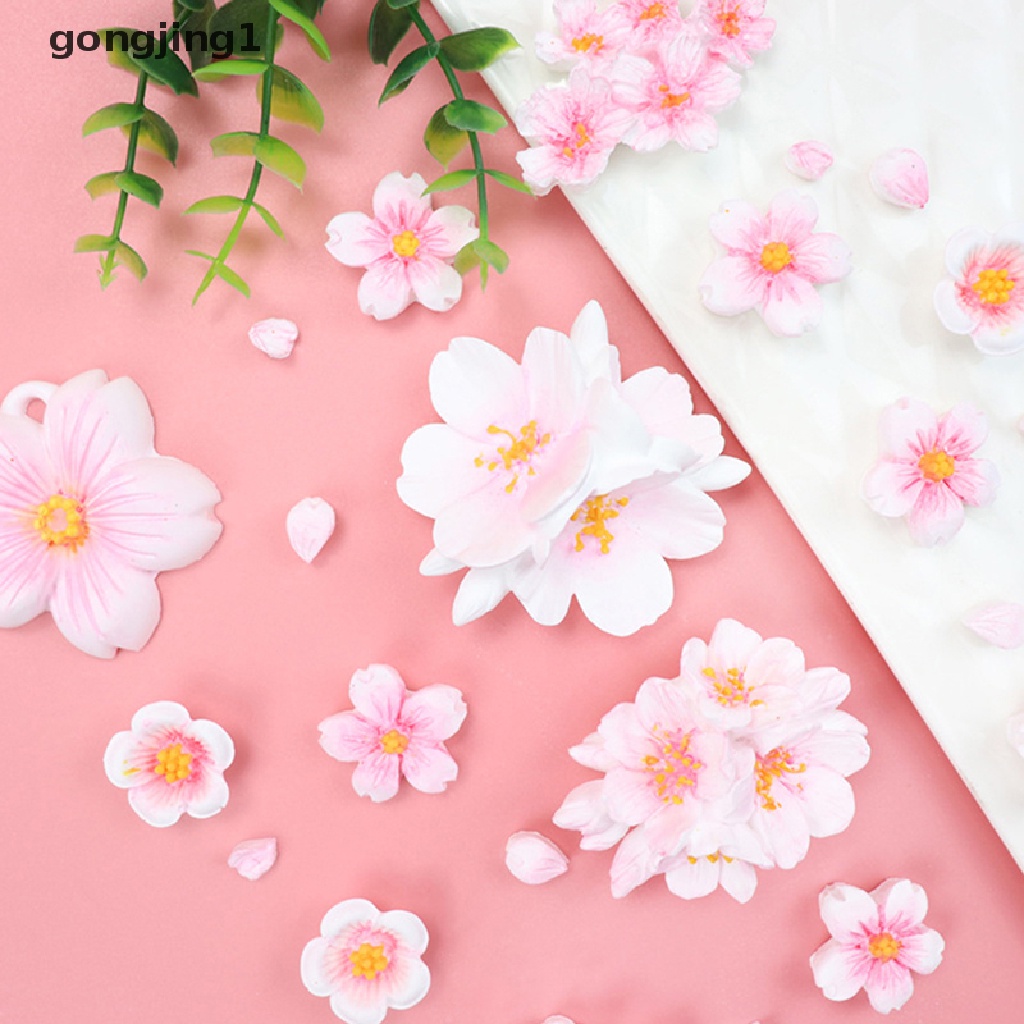 Ggg 1Pc 6lubang Bunga Sakura Cetakan Silikon Coklat Gula DIY Decorag Tools ID