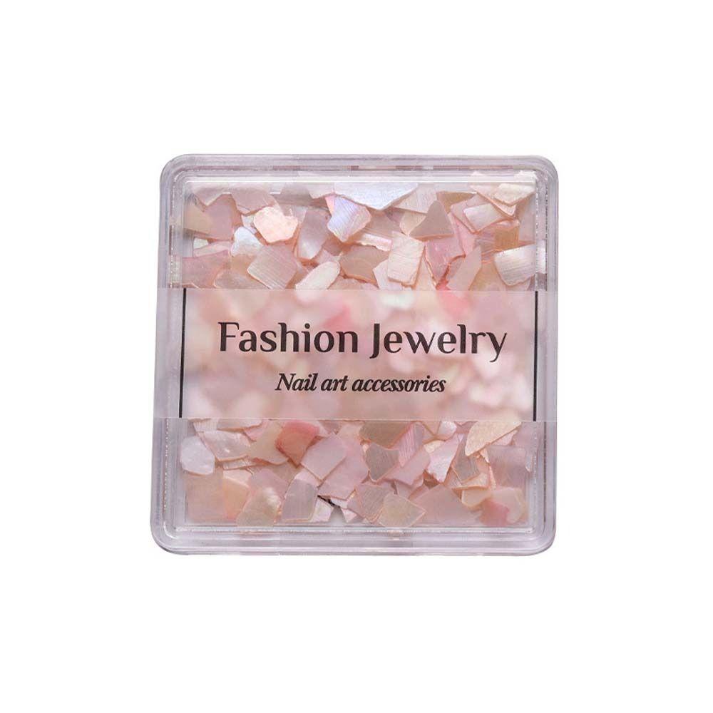 Agustina Dekorasi Nail Art Warna-Warni DIY Nail Art Shell Slice Shell Nail Sequin Nail Spangles Tips Shell Hiasan Kuku