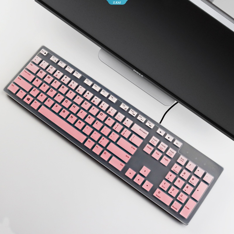 Komputer keyboard Silikon super Lembut full coverage Dell 17inch desktop Serba77903277 KB216T/P3275Tahan Air Dan Kotoran film Pelindung Berkualitas Tinggi [ZK]