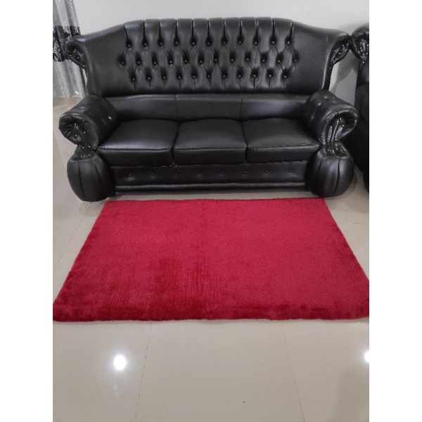 PROMO!!! Karpet Bulu Rasfur tebal 5cm uk. 160x100cm busa HDP