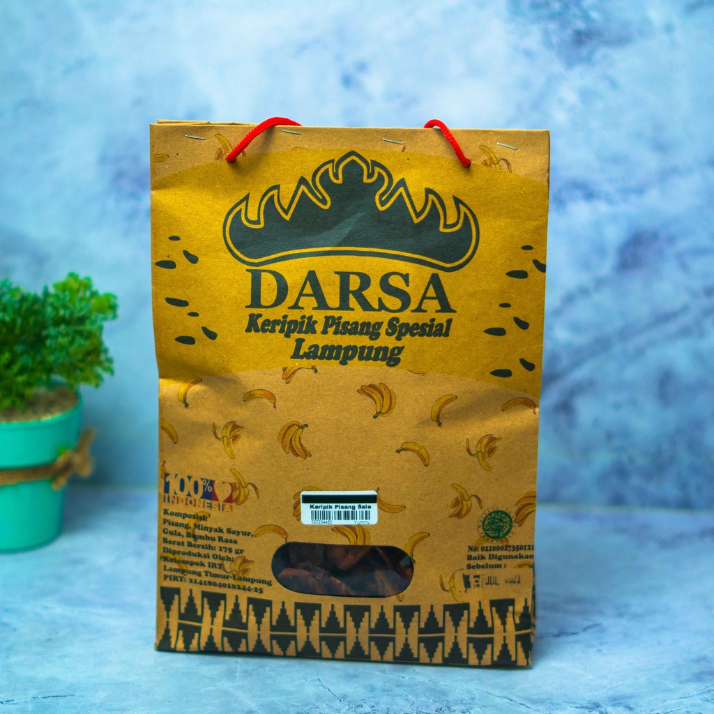 

Kripik pisang sale Darsa -Asli Lampung