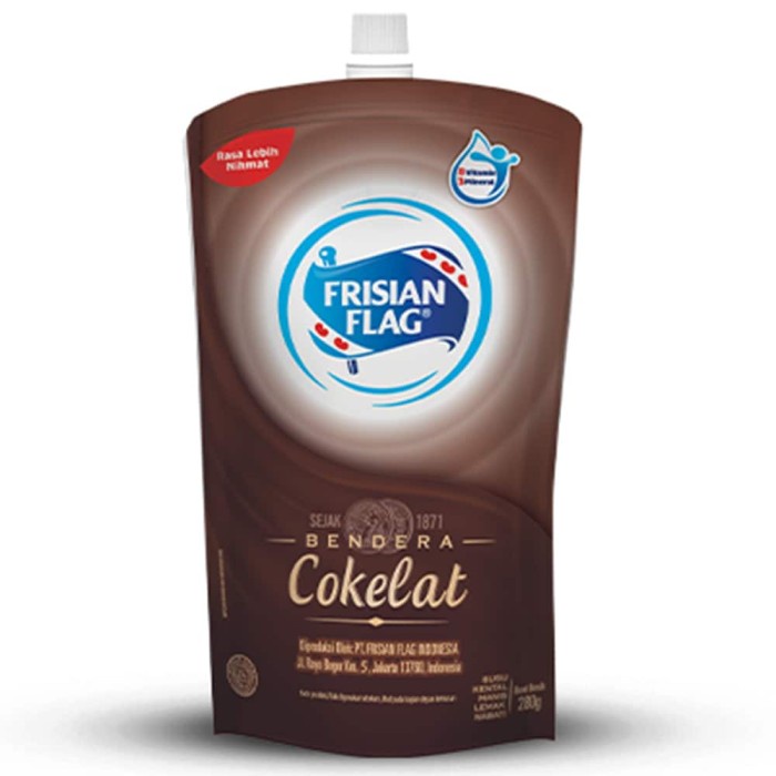 

Frisian Flag Susu Kental Manis Pouch Choco 280g - 1 Piece - OBOR FOOD