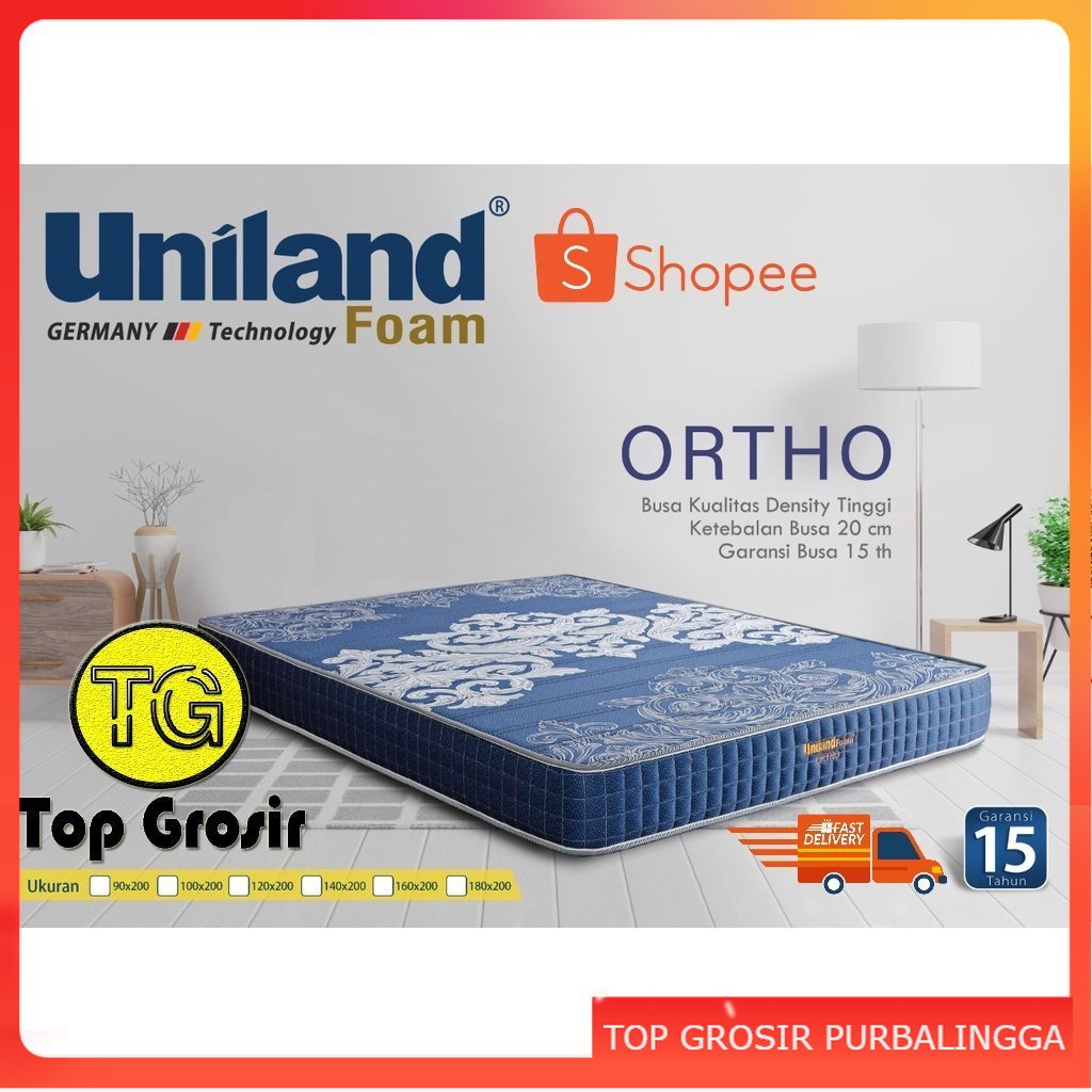 LARIS Kasur Busa Rebondit Uniland Foam Type Ortho Tebal 20cm uniland KUALITAS PREMIUM PURBALINGGA