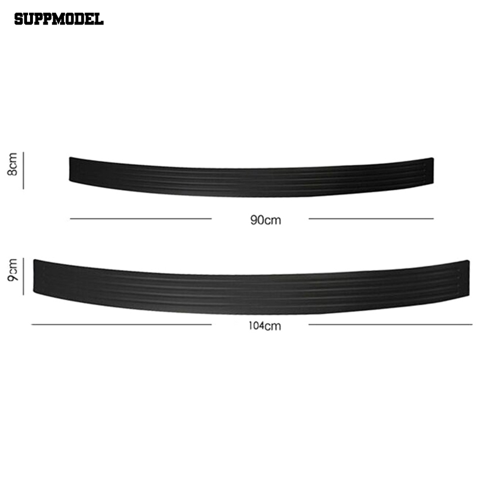 Suppmodel 90 /140cm Penutup Strip Karet Penahan Benturan Bagasi Mobil Pelindung Bumper Belakang