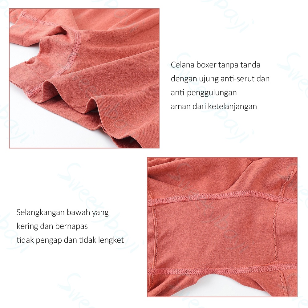 Sweetybayi High waist boxer wanita Celana korset pinggang tinggi pengecil perut