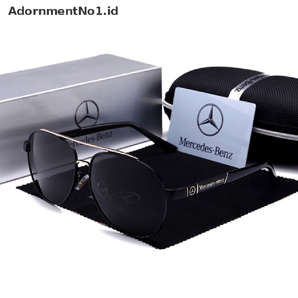 [AdornmentNo1] Kacamata Hitam Populer Benz Pria Memancing Polarizing Driving Sunglasses [ID]