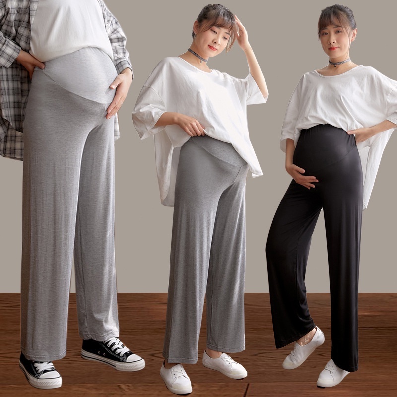 Celana Hamil Kerja Kantor Jumbo Wanita Maternity Pants Celana Lebar Kaki Maternity Office Fashion Wanita Bumil Kekinian Premium Pinggang bisa disesuaikan 903