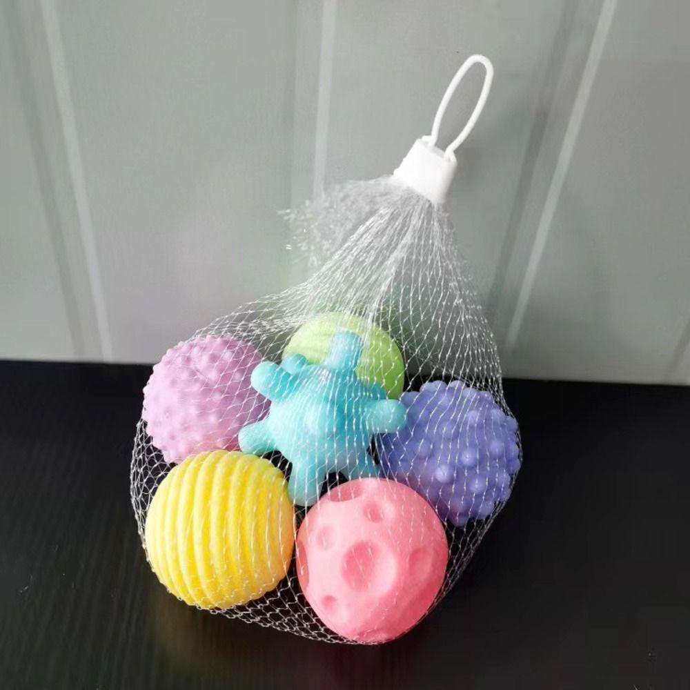 Lanfy Mainan Bayi Bola Set Mainan Untuk Anak Anak Hadiah Lembut Training Ball Pesta Dan Kegiatan Keluarga Massage Ball Baby Training Ball