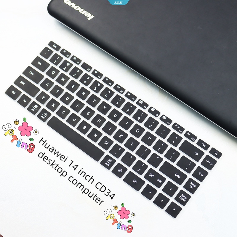 Komputer Huawei 14inch CD34 Desktop Computer Keyboard Cover Pelindung Silikon Anti Air [ZK]