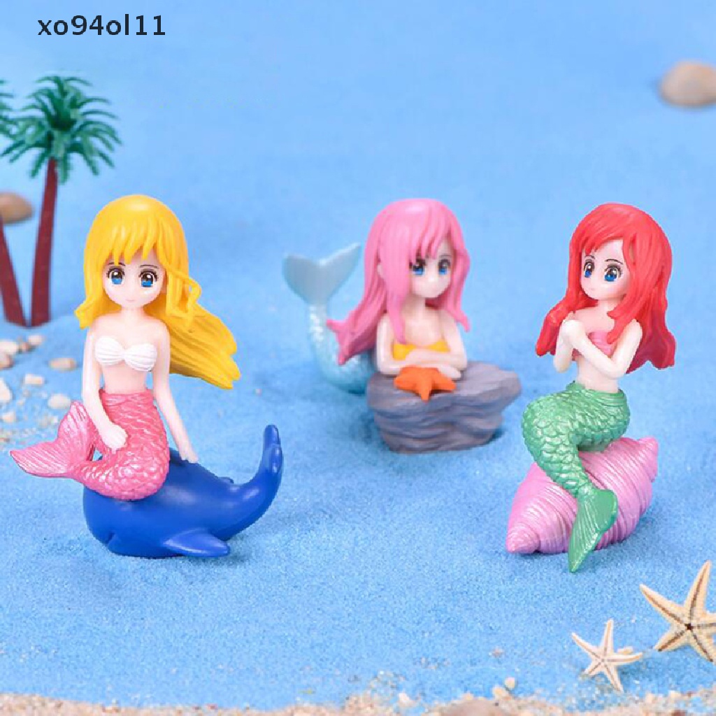 Xo Mermaid Cake Decor Dekorasi Pesta Kolong Laut Gadis Shell Princess DIY Dekorasi OL