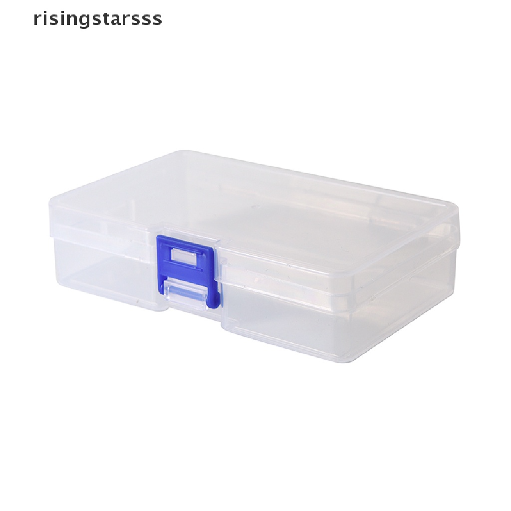 Rsid Span-new 1pc Transparan Pemikat Pancing tackle hook Kotak Penyimpanan Plastik container case Jelly