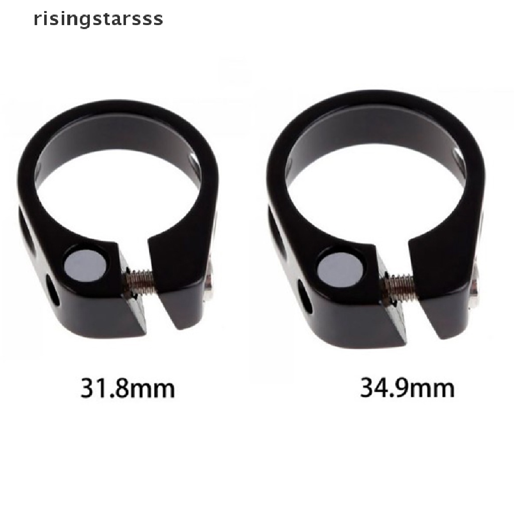 Rsid Span-new Aluminium Alloy Sepeda Seatpost Clamp 31.8/34.9mm S Sepeda Bagian Sepeda Seat Clamp Jelly