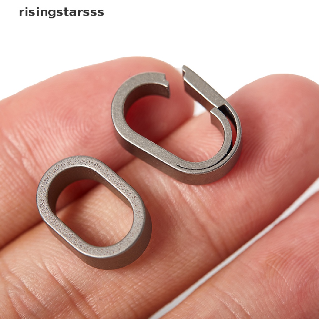 Rsid Span-new Gesper Titanium Mini Kecil Gantungan Kunci Pinggang Rantai Aksesoris Outdoor Alat Jelly