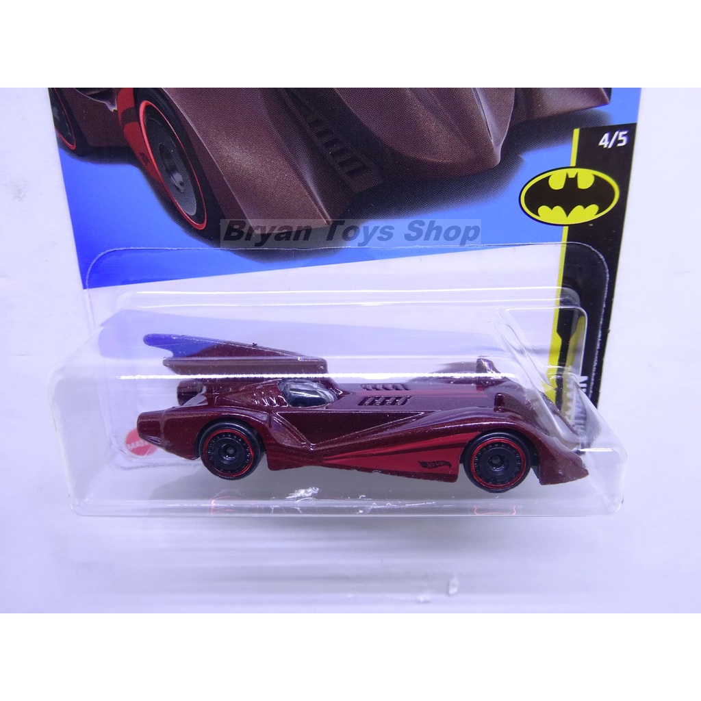 Hot Wheels Batmobile Batman DC Merah