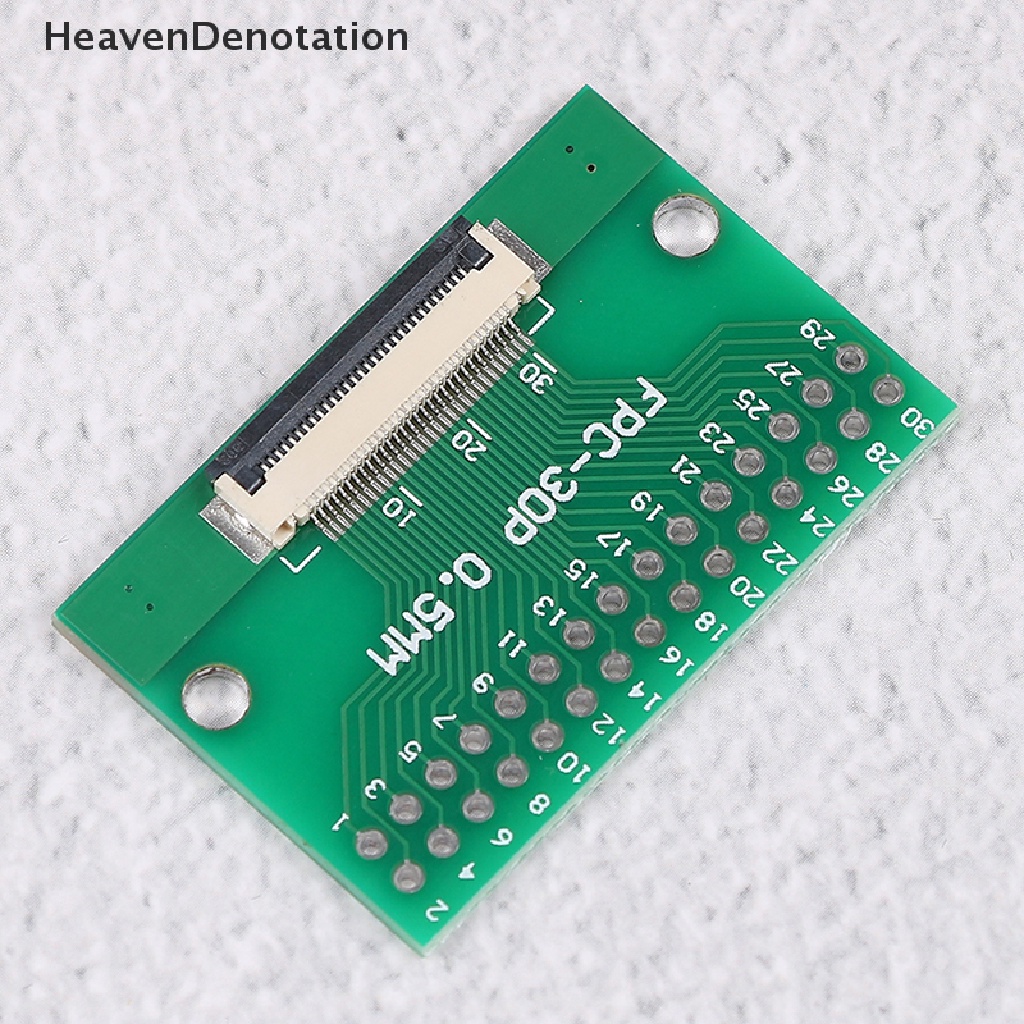 [HeavenDenotation] 1pcs 30pin 0.5mm FFC FPC Ke 30P DIP 2.54mm PCB converter board adapter HDV