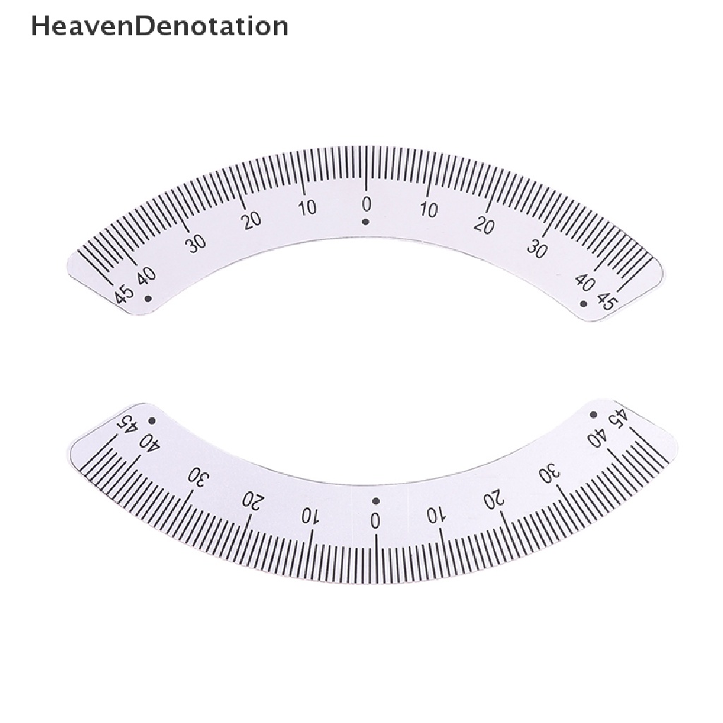 [HeavenDenotation] Penggaris Sisik Plat Siku 45derajat Angle Arc Measuring Gauging Tools Caliper HDV