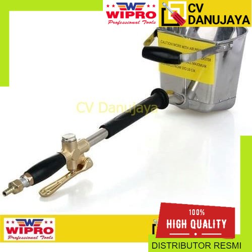 Lepo Cement Sprayer Alat Plester Kompresor Dinding Semen Wipro