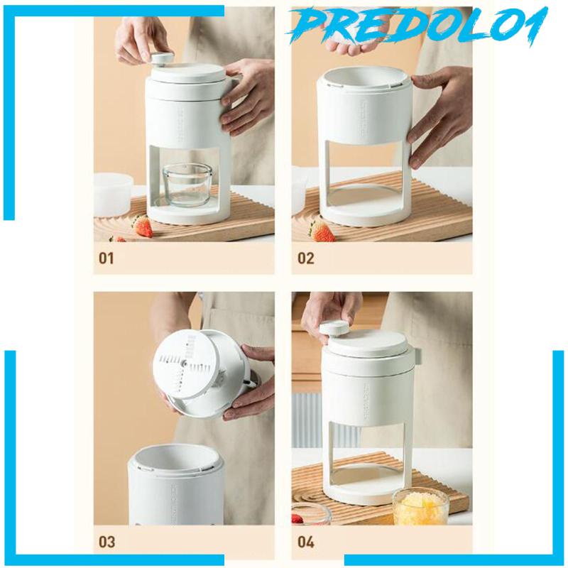 [Predolo1] Alat Penghancur Es Manual Pesta Rumah 200ml Engkol Tangan Kokoh Ice Crusher