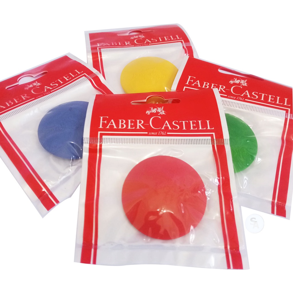

FABER-CASTELL - Grip Eraser Round Pouch - Bentuk Bulat - Pcs
