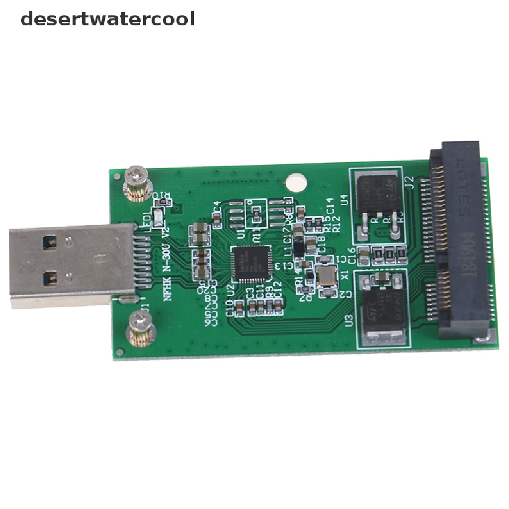 Deid 1Pc Mini USB 3.0 Ke PCIE mSATA Eksternal SSD PCBA Conveter Adapter Card Martijn