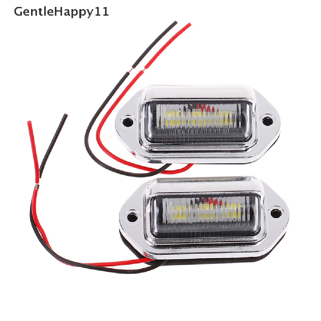 Gentlehappy Lampu Plat Nomor Mobil Truk 6lampu Belakang Lisensi Universal LED Untuk Trailer Van id