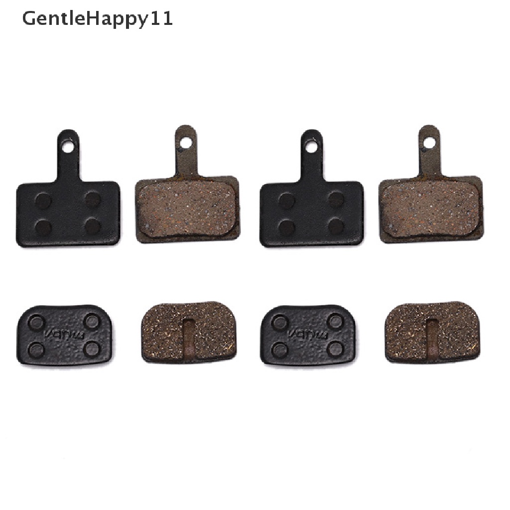 Gentlehappy 1pasang Bantalan Logam Untuk Sepeda Disc Bicycle Brake Bike Semi metallic Resin Brake Pad id