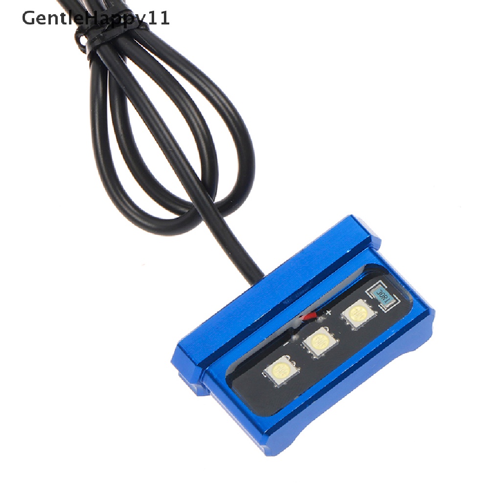 Gentlehappy Lampu Belakang Motor LED Moto Signal Luces Lampu Plat Nomor Universal Light id