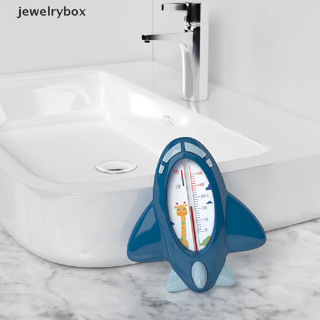 [jewelrybox] Termometer Kamar Mandi Tahan Air Mandi Bayi Kartun Floag Suhu Mainan Butik