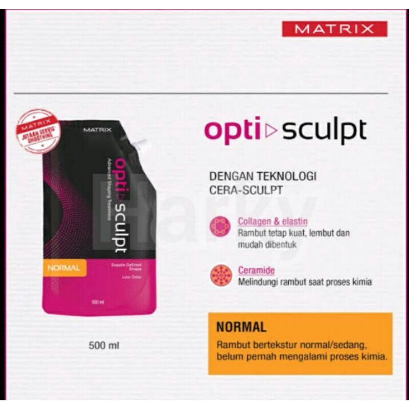 Smoothing Keratin Matrix 500gr/Matrix Opti Sculpt Matrix Smoothing Rambut Obat Bonding Step 1 Opti