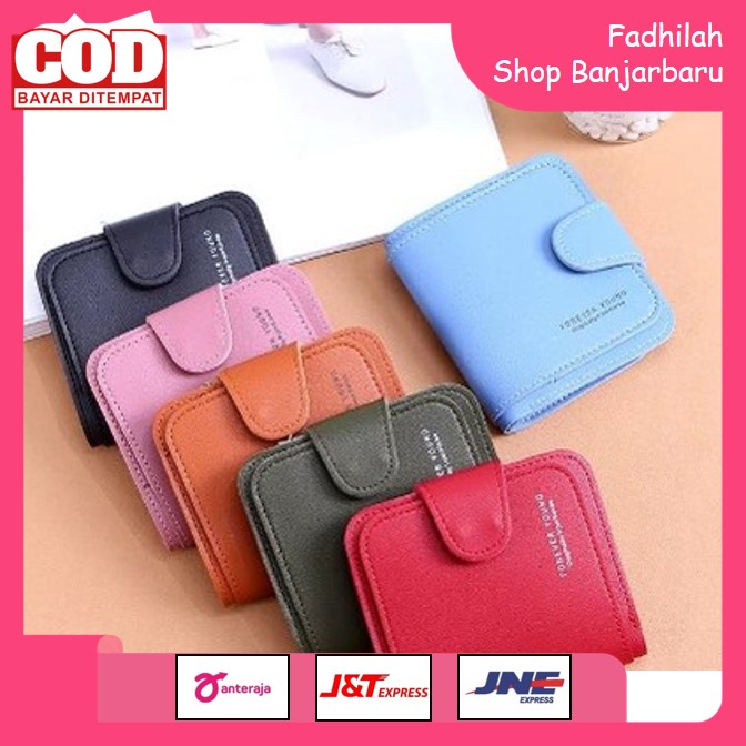 W002 WOMEN'S WALLET DOMPET CEWEK CANTIK IMPORT DOMPET LIPAT WANITA | FADHILAH SHOP BJB