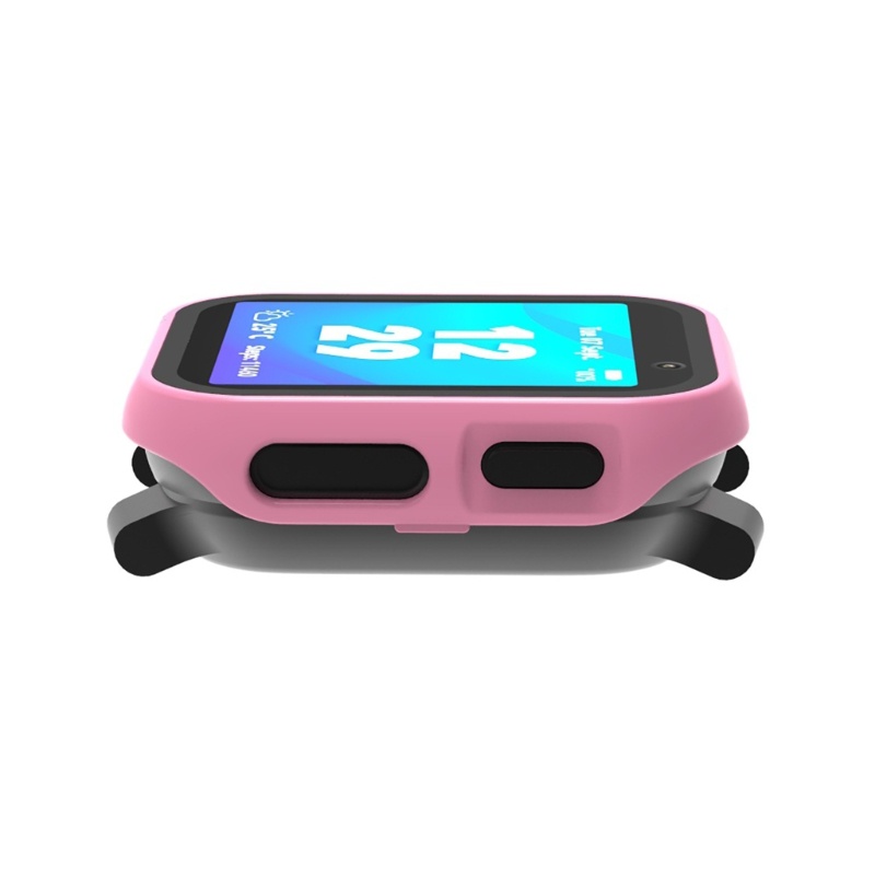 Gro Pelindung Layar Case Cover Untuk Xplora X6 Play Scratch-resist Frame Full Edge Coverage Smartwatch One-piece Bumper-S