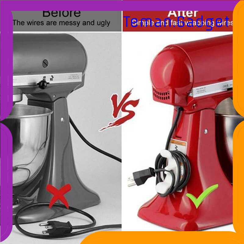 TG - ATK Striveday Klip Kabel Organizer Peralatan Elektronik Dapur 4 PCS - KR71