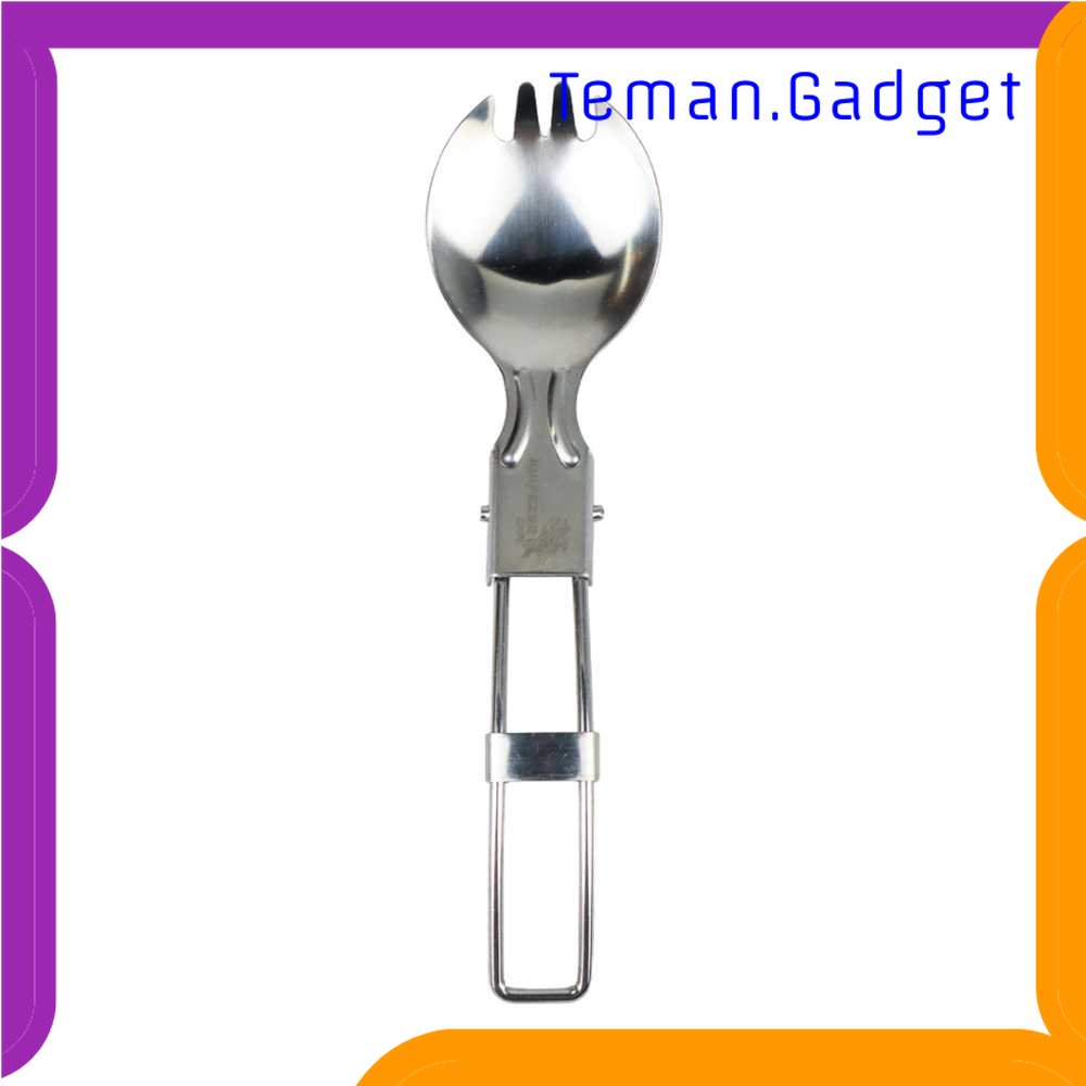 TG - DPR KNIFEZER Foldable Spoon Fork Sendok Garpu Lipat Stainless Steel - SVGF2