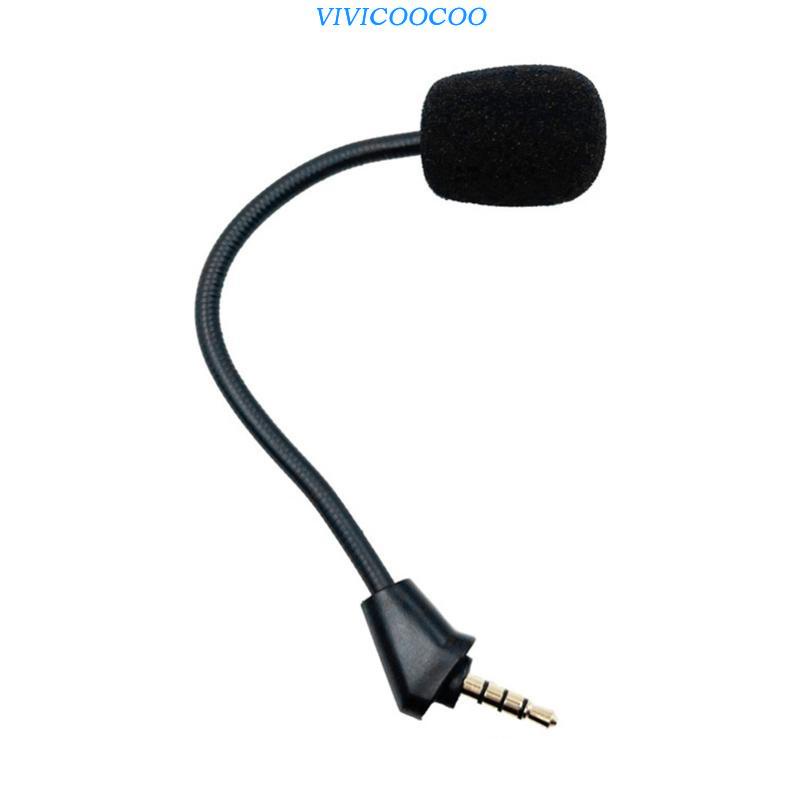 Vivi Headset Gaming 3.5mm Microphone Boom Headset Mic Untuk Hyper X Cloud II Wireless