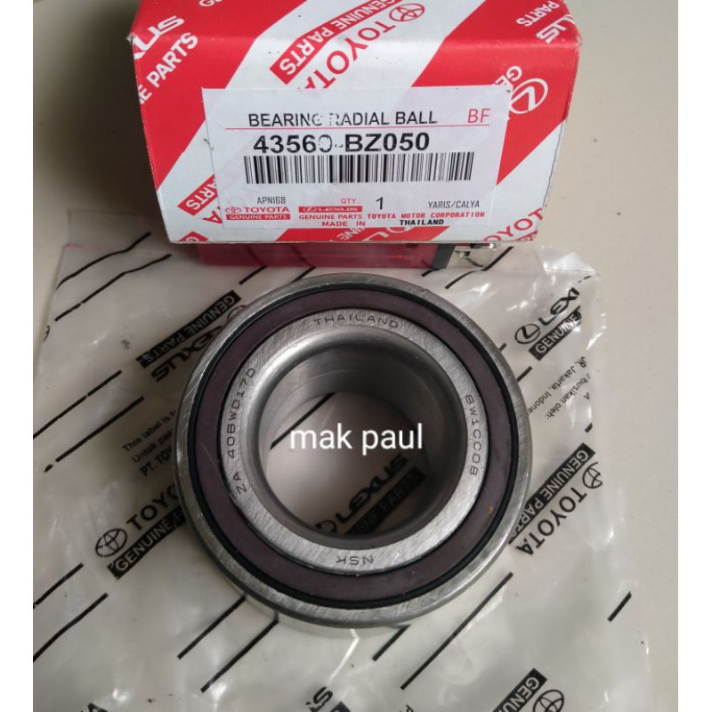 bearing laker laher roda depan CALYA SIGRA ORIGINAL NSK